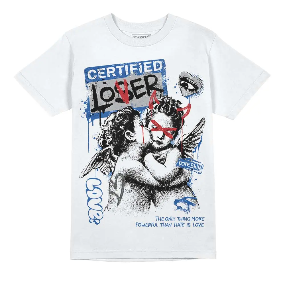 DopeSkill Graphic Tees True Blue 3s Streetwear Unisex Cool T-Shirt Sneaker Colour Matching Certified Lover Graphic