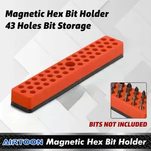 New Magnetic Drill Bit Holder Organizer, Tool Storage Rack for Drills & Milling Cutters, Essential Hardware Organization Solution