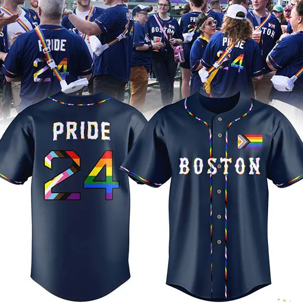 LGBTQ Pride Month Baseball Jersey For Fan Custom, LGBTQ Support, Proud Ally, LGBT Gay Pride Rainbow Jersey – Pink Noise Drop - Baseball Jersey T-Shirt | Must-Have for True Fans!