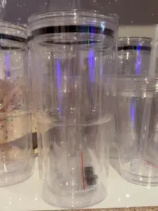 25 oz Acrylic Tumbler - Clear Plastic Cup for Beverages & Drinks