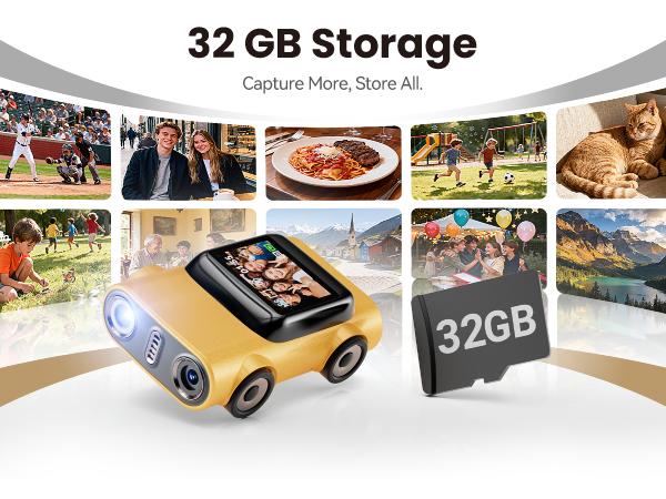 Dual mode 4K high-definition recording and photography, 32GB large memory. Specially designed for short video creators, vlog、 Suitable for all scenarios upon unboxing, the first choice for beginners in self media, and easy release of popular videos!