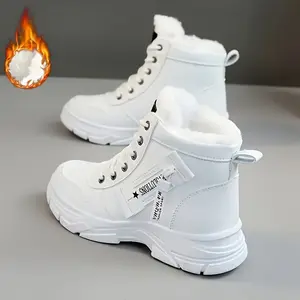 Snow Boots Women'S 2024 New Winter Plush Waterproof Non-slip Warm