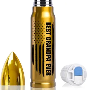 Fathers Day for Dad, Gifts for Grandpa, Grandpa Gifts for Fathers Day, 17oz Stainless Steel Bullet Tumbler, Stocking Stuffers for Men on Birthday Valentines Anniversary Christmas