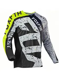 2026 Men's Long Sleeve T-Shirt for Outdoor Off-Road Sports MTB Mountain Biking DH Downhill Racing ATV Motorcycle Racing Fast-Drying Breathable Fitness Top Cycling Top