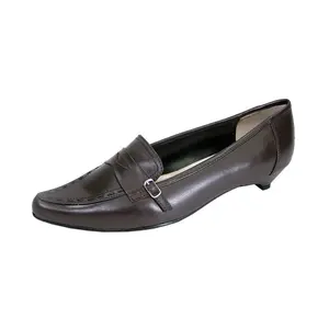 PEERAGE Kim Women's Wide Width Stitched Upper Leather Pumps PEERAGE Kim Women's Wide Width Stitched Upper Leather Pumps