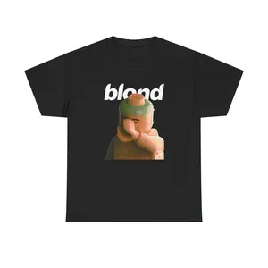 Frank Blond Block Graphic Tee| Retro Vintage Unisex Short Sleeve for Casual Daily Streetwear