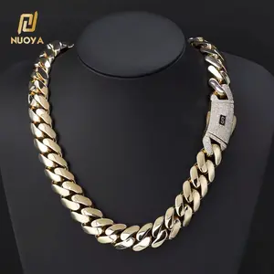 NUOYA 14K Gold Plated Chain Necklace for Men Women Fashionable Jewelry Gift