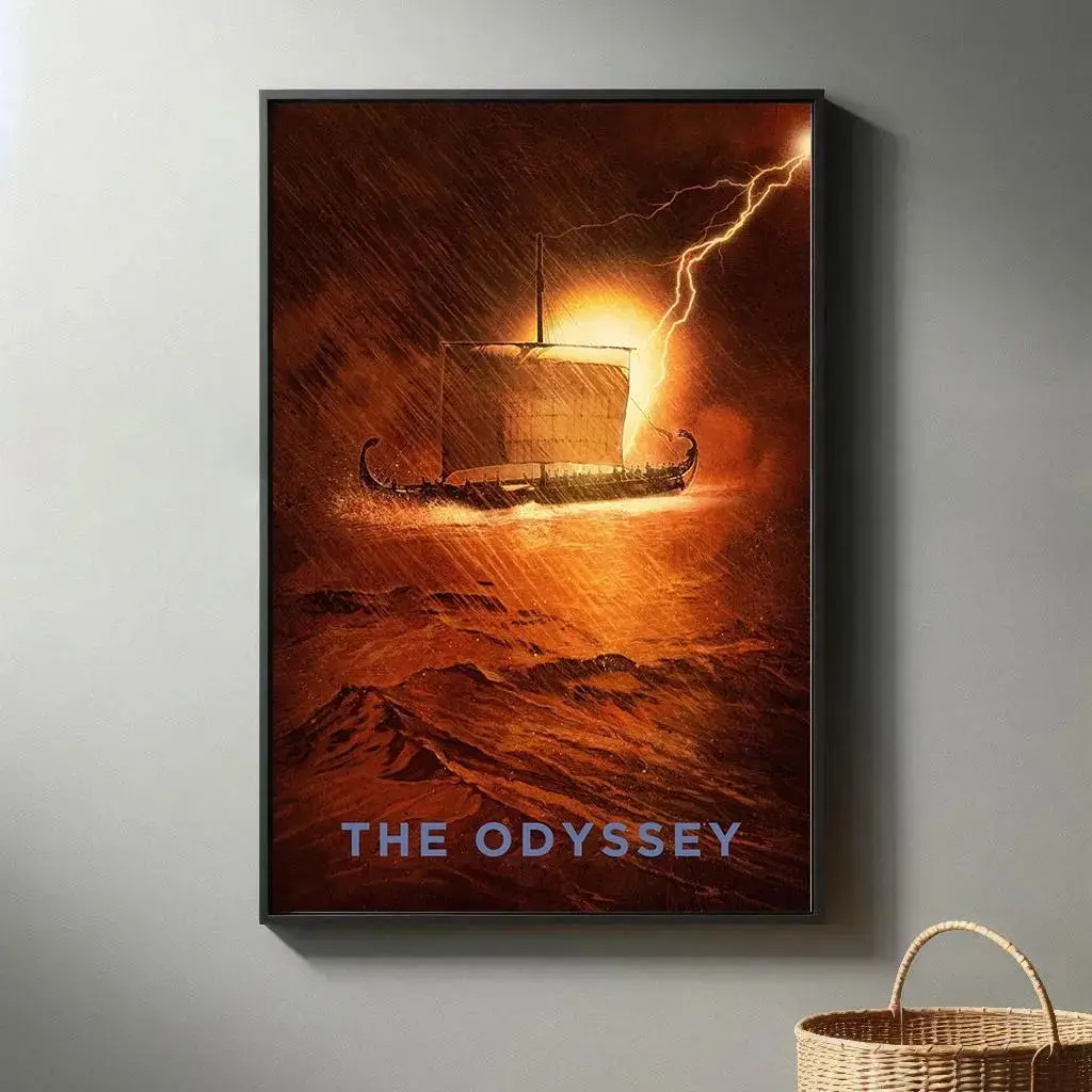The Odyssey Movie Unframed Poster High Quality Canvas Print I Modern Room Decorative Arts Popular Film Gift
