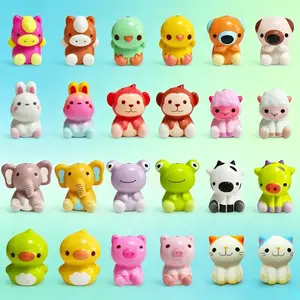 Summer Spring  12/24 Pack random with Slow Squishy Toys Party Party Favors Gifts Easter Egg Fillers Gifts Easter