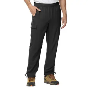 GOPUNE Men's Hiking Pants Quick Dry Lightweight Stretch Wind Outdoor Causal Cargo Work Pants with 5 Pockets