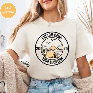 Custom Camp Shirt, Camp Life Shirt, Camping Friend Gift, Summer Camp Shirt, Camping Shirt, Family Camping, Personalized Camp Shirt, Camping