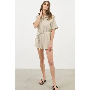 Mia Romper - Oatmeal