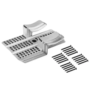 Easy-to-Install 1/2-Inch Drywall Clips,Drywall Repair Tools, Professional Wall Hole Repair Kit and Drywall, Sturdy Metal-Backed Clips with Screws for Home Renovation