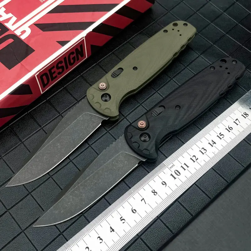 4300  D2 Blade G10 Handle Folding Knife, Men's Tactical Small Knife, Portable Camping Knife, Mechanical Magic Pocket Knife, Multi-Function Folding Knife, EDC Knife, Gift Knife, Kitchen Peeling Tool