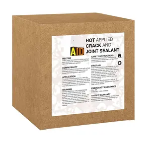 Easy-Melt  Asphalt Crack Filler / Sealer 20lb Compatible with Oil Jacketed Kettles and Direct Fire Filling Machines, EMCFS20
