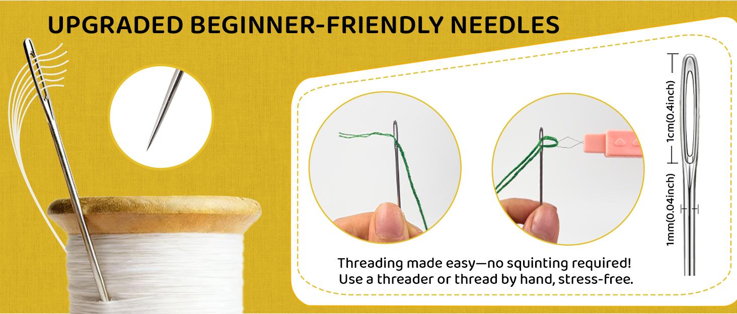 Complete Embroidery Kit for Beginners & Adults with Printed Water-Soluble Patterns, Threads, Fabric, Tools & Video Tutorials, Easy DIY Craft Kit for Learning Stitches, Accessories & Handmade Gifts