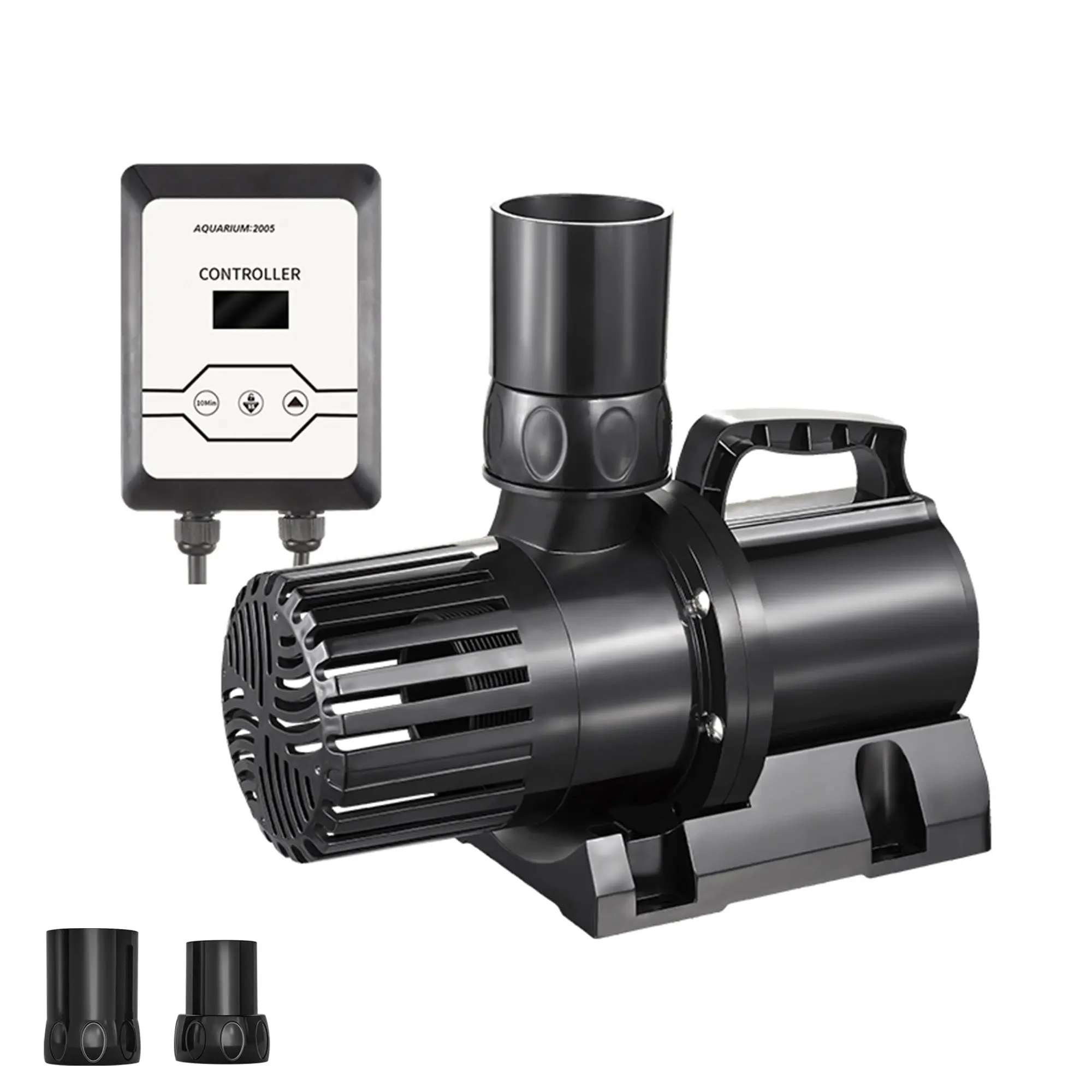 Aqua Dream 4230 GPH Corrosion-Proof External Submersible Water Pump - Variable Speed with Frequency Controller, Removable Net Cover for Pond, Aquarium, Water Transfer, Water Transfer Pump