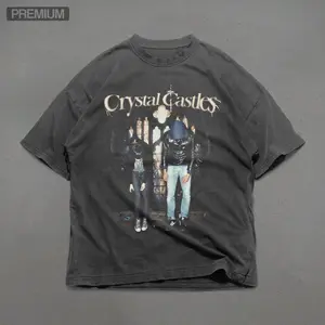 Crystal Castles Tshirt, Comfort colors shirt, Y2k graphic tee, Crystal castles graphic tee, Gothic clothing, 90s style grunge graphic tee