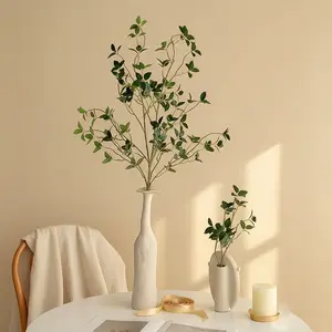 Eco-Friendly Fig Leaf Artificial Branches Milan Faux Foliage Recyclable Home Decor Sustainable Floral Arrangements Photography Props Green Displays Silk Plants Decorative Fruit Ornaments