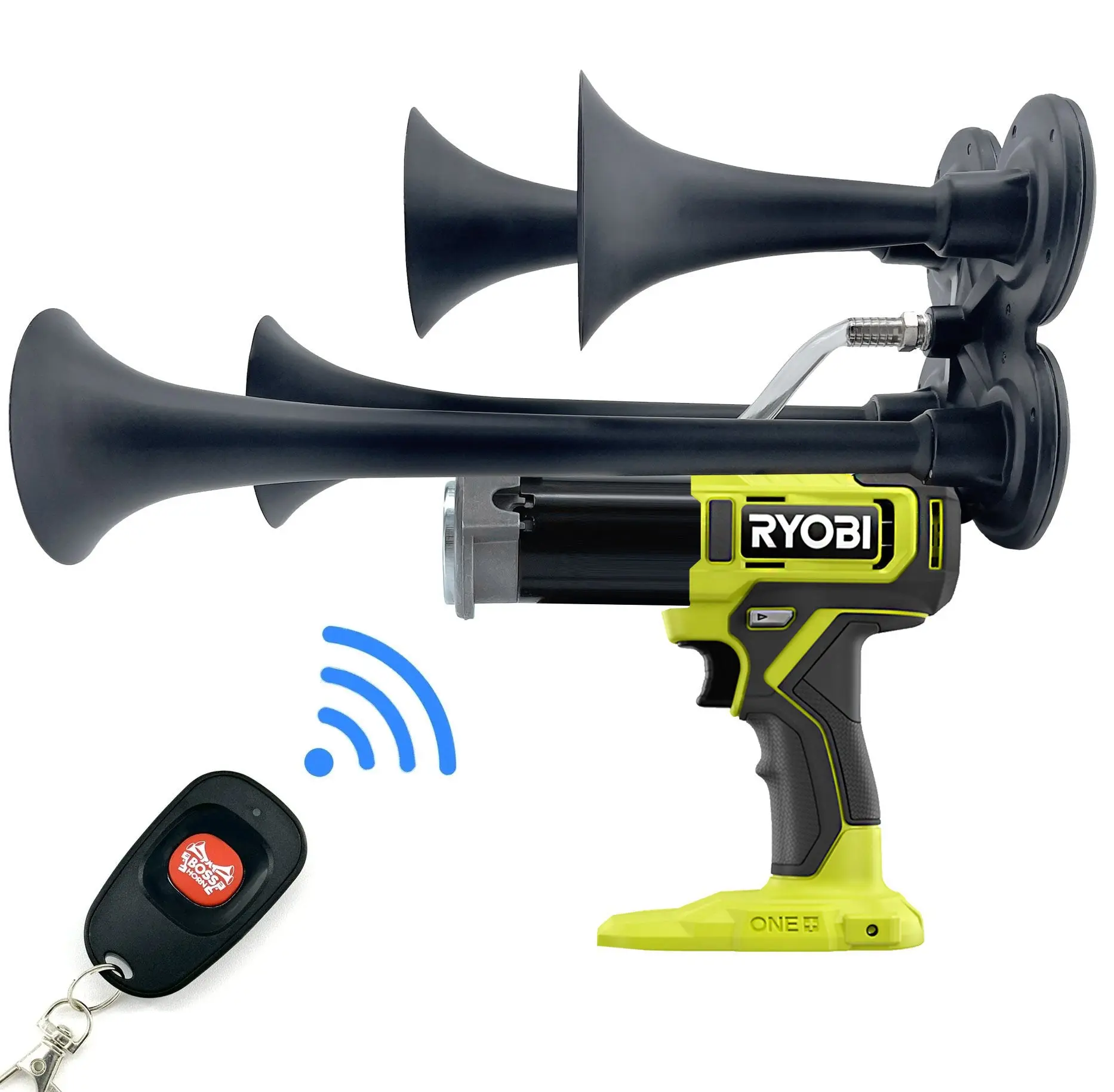 Quad Train Horn for Ryobi® 18v Battery Quad Train Horn for Ryobi® 18v Battery