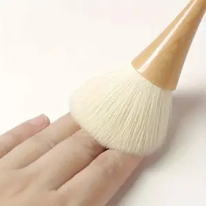 Nail powder brush, soft-bristled nail cleaning brush for nail polish removal