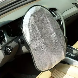 Car steering wheel insulation and anti scald cover - keep your car steering wheel cool, suitable for all SUVs, trucks, and sedans Interior Automotive