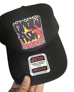 Leopard Luxe Crawfish Season Otto Black Foam Front Trucker Hat