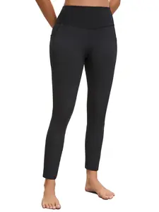Thickened High-Waist Yoga Leggings for Women – Tummy-Smoothing Design with Pockets, Ideal for Yoga, Running & Workouts