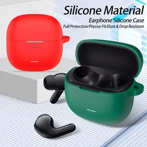 For Redmi Buds 8 Lite Case Soft Silicone Earbuds Earphone Case Protective Cover Full-coverage Protection Shockproof Shell Skin