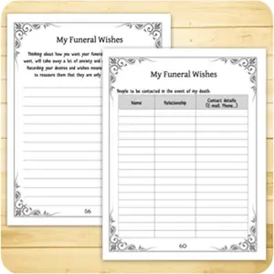 I'm Dead Now What Book My Final Wishes - End of Life Planner for Loved Ones with Simple Death Organizer and Essential Information