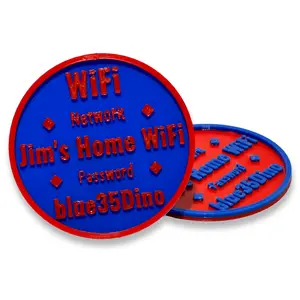 Custom WiFi Coaster Sign - 2 Piece