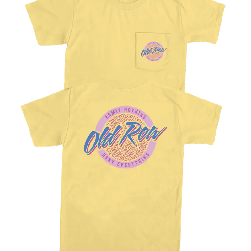 Old Row - Circle Logo Pocket 90s graphic tees