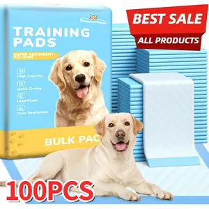 100-Pack X-Large Puppy Pads - 34'' x 28'' Pee Pads for Dogs Potty Training with Leak-Proof Quick-Dry Design, 6-Layer Wee Wee Pads for Dogs, Blue
