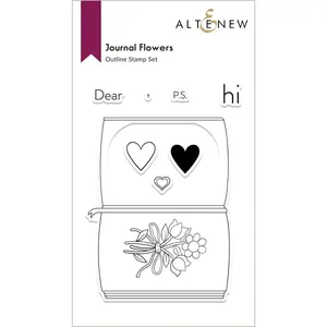 Journal Flowers Stamp Set