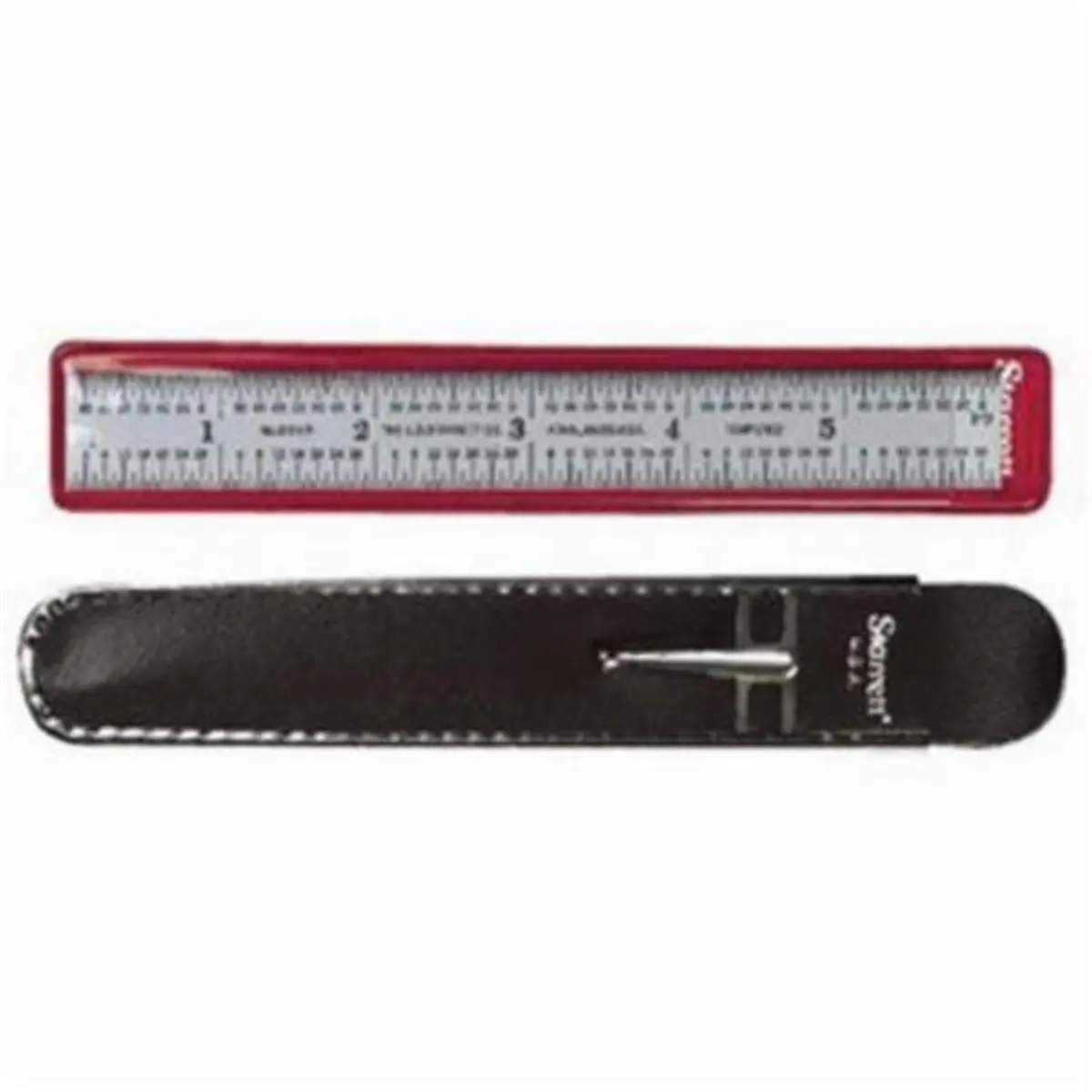 Starrett  6 in. 3R Graduations Full Flexible Precision Steel Rule, Silver