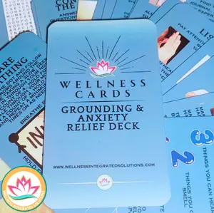 Wellness Cards-Grounding & Anxiety Relief Deck - 29 Activity Cards
