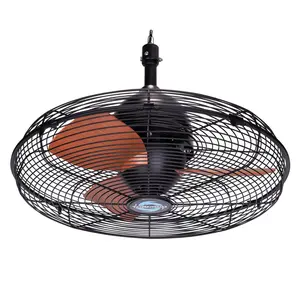 Tornado 20-Inch Outdoor Downrod Mount Ceiling Fan – IPX4 Water-Resistant, Remote Control Included, 3 Speed Settings, 3300 CFM, 10-Foot Cord, UL Safety Listed