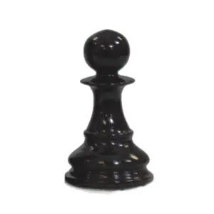 MegaChess 4 Inch Dark Teak Pawn Giant Chess Piece