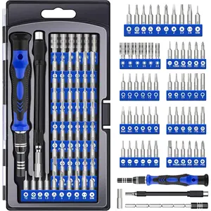 62 in 1 Precision  Kit, Electronics Repair Tool Kit,  Driver Kit with Flexible Shaft, Extension Rod for Mobile Phone, Smartphone,  Console, PC, Tablet