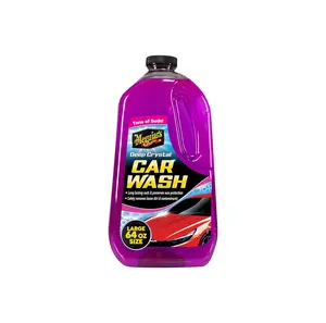 Meguiar's Deep Crystal Car Wash - Car Wash Shampoo that Cleans Paint, Enhances Gloss, and Preserves Wax Protection, pH Balanced Car Wash Soap with Excellent Foaming Action, 64 Oz