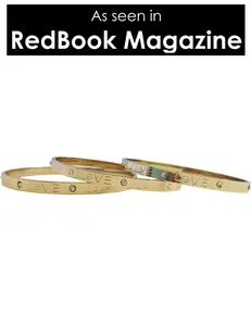 Gold Love Bangle Bracelet