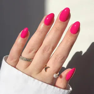 24 Pieces High-Quality Nail Art Set, Mirror Gloss Waterproof Durable, Jelly File Strips for Beginners, Easy DIY Manicure