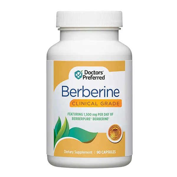 Berberine HCl Clinical Grade Supplement, Doctor-Formulated Berberine Capsules, Supports Healthy Metabolism, Blood Sugar Balance & Cardiovascular Health, High Potency Formula, 90 Capsules