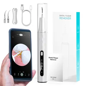 FONENYCA Reject Fake Ultrasound (electric motor),This Really Ultrasonic Scaler WiFi Visual Plaque Removal, 4 Modes with LED Light, Rechargeable & 2 Heads for At-Home Dental Care