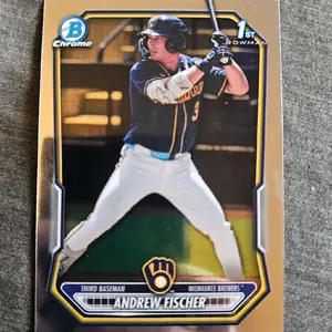 Andrew Fisher 2026 Topps Bowman 1st Edition Collectible Sports Trading Card, Collectible Sports Cards