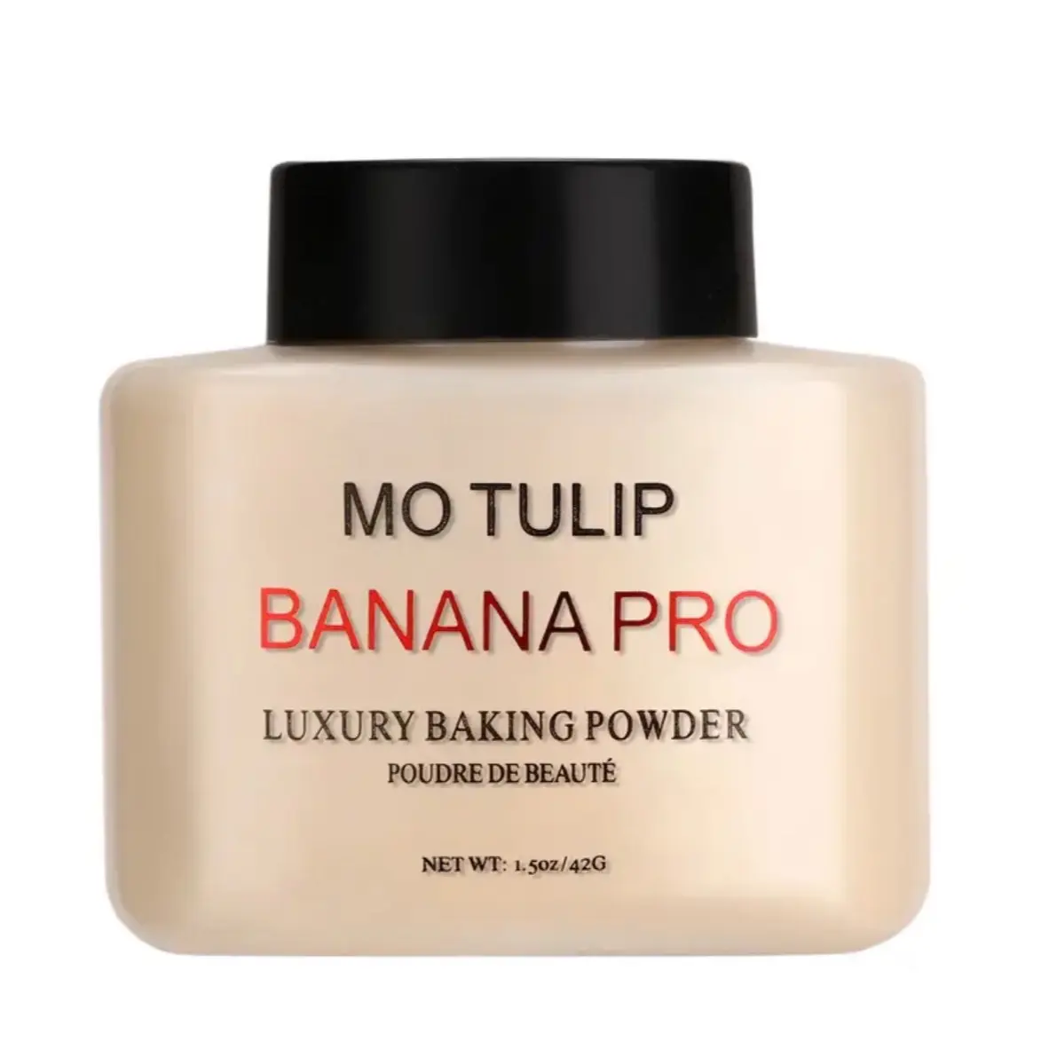 Banana Pro Loose Powder, Long Lasting Makeup Setting Face Powder, Matte Color Correcting Baked Powder For Medium Skin Tones, 42g/1.5oz
