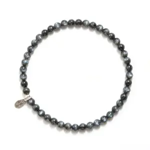 TINY RiTUALS Larvikite Black Labradorite Energy Bracelet