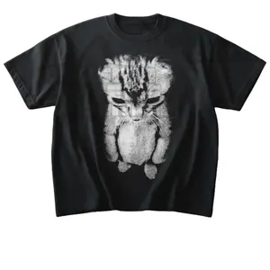 Sad Meme Cat Tshirt, 100% Cotton Unisex Short Sleeve Animal Gift, Funny Shirt