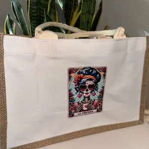 Tarot Mini Burlap Tote