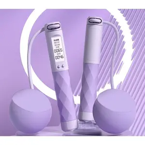 Adjustable Cordless Smart Skipping Rope – Silent Indoor Fitness with Electronic Counting & Intelligent Feedback, Great for Men & Women